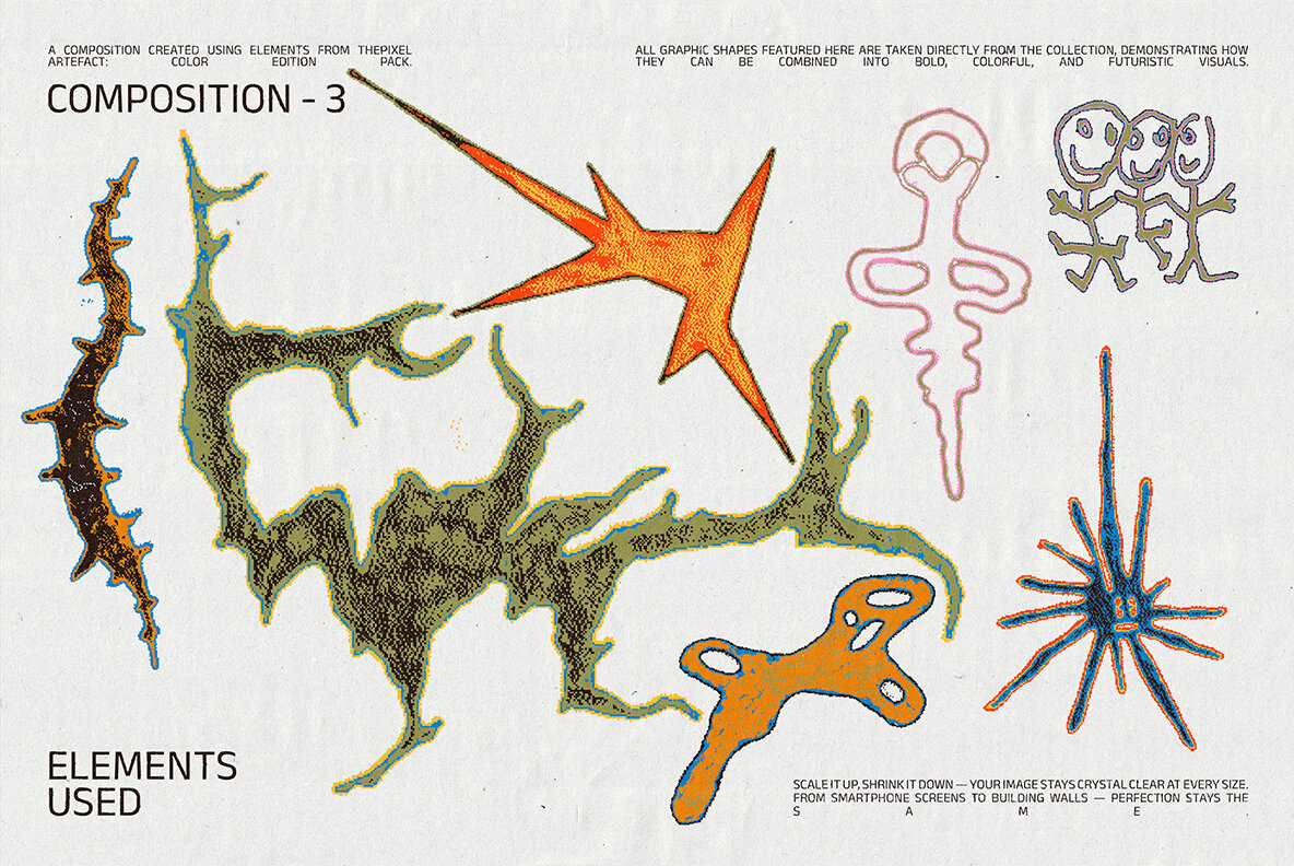 Pixel Artefact Color Edition 5