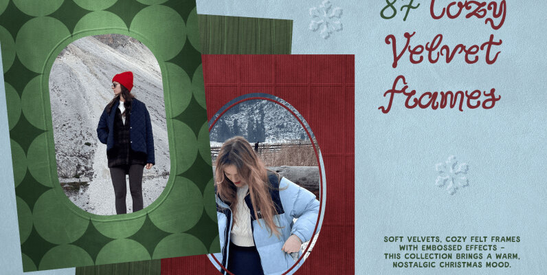 Cozy Velvet Frames collection