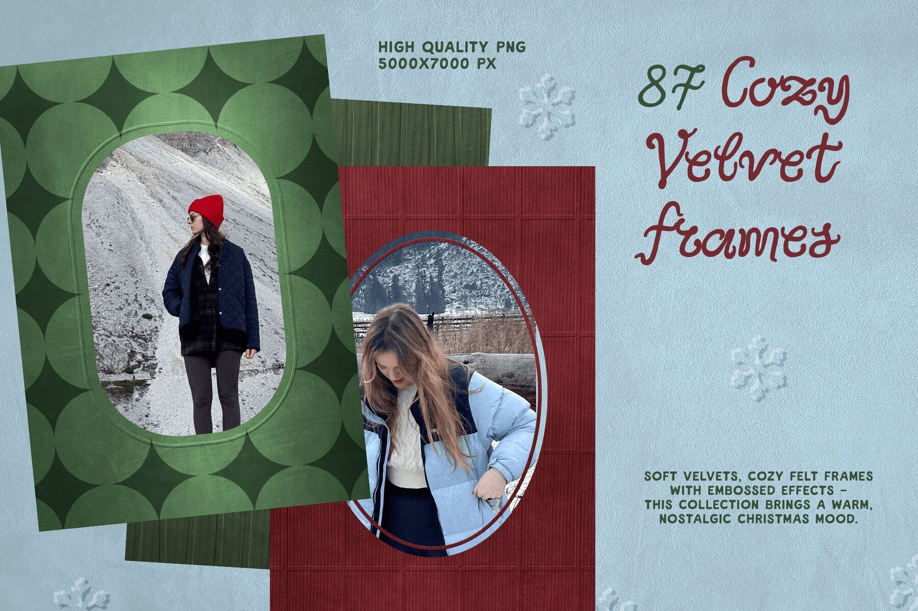 Cozy Velvet Frames collection 1