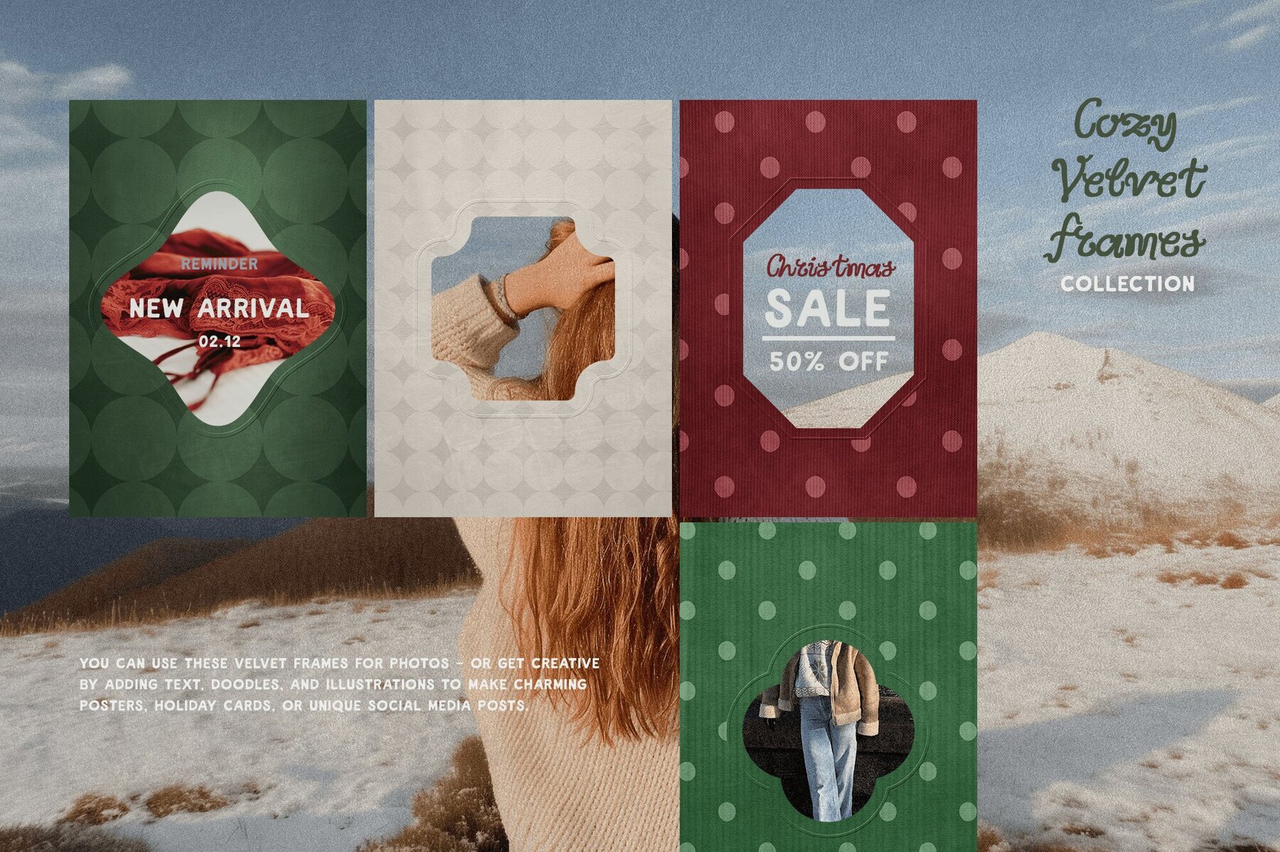 Cozy Velvet Frames collection 3