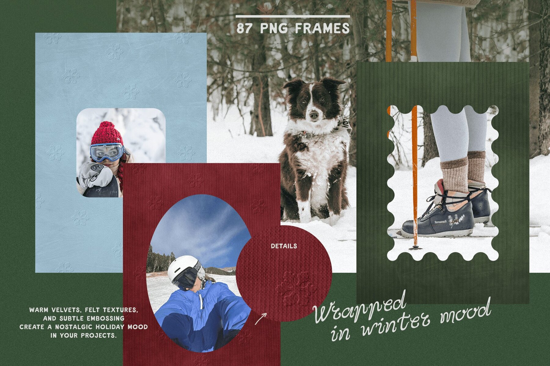 Cozy Velvet Frames collection 5