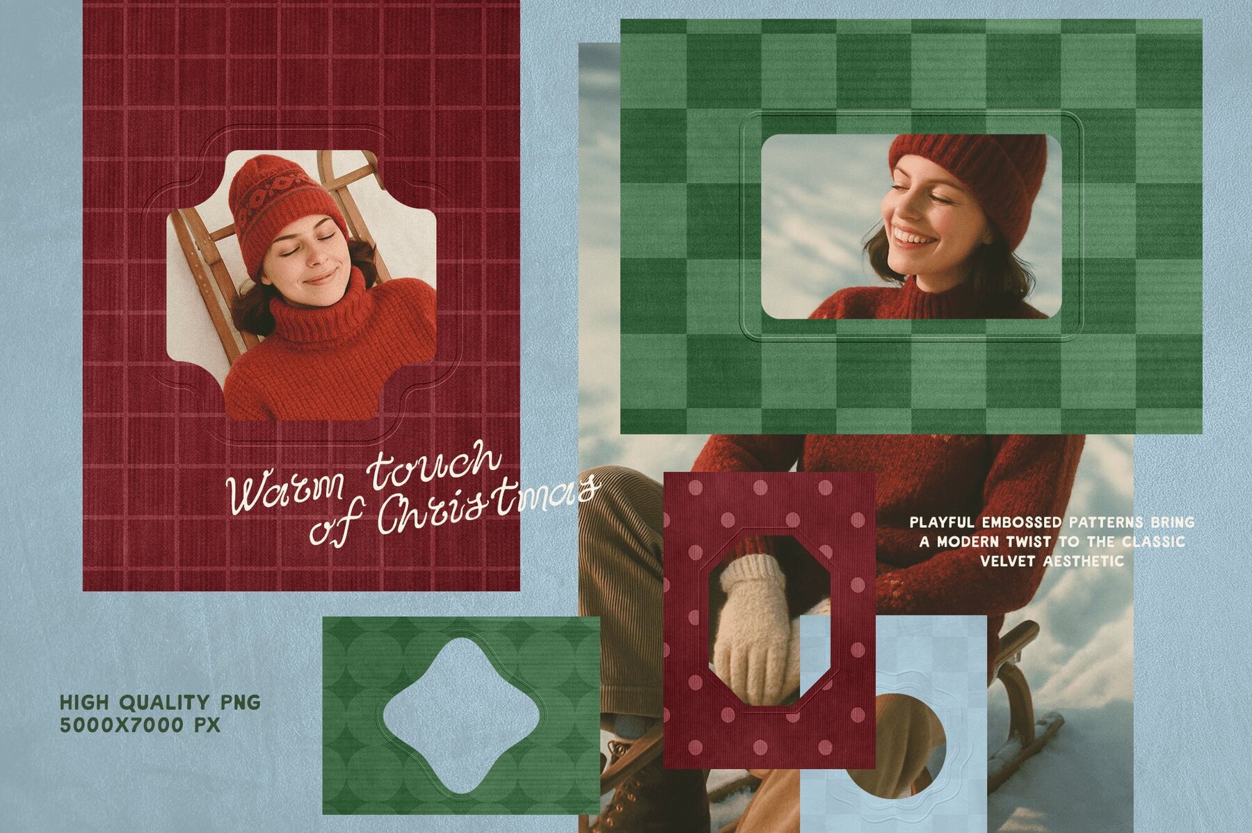 Cozy Velvet Frames collection 8