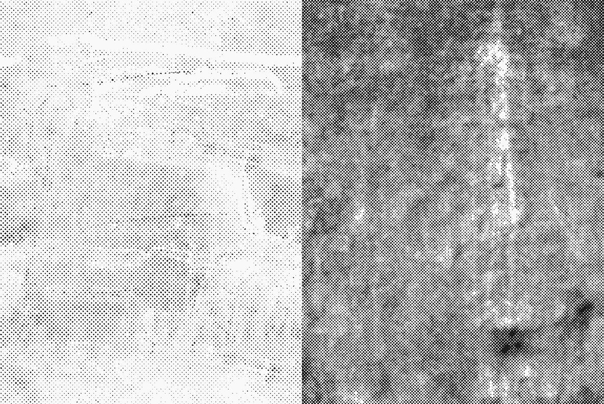 Grunge Halftone Texture Overlays 2