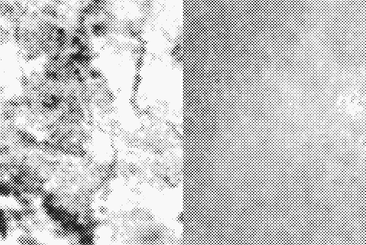 Grunge Halftone Texture Overlays 3