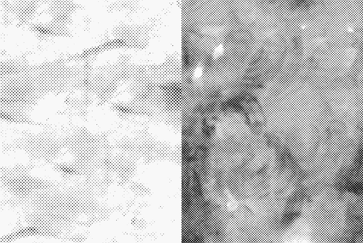 Grunge Halftone Texture Overlays 5