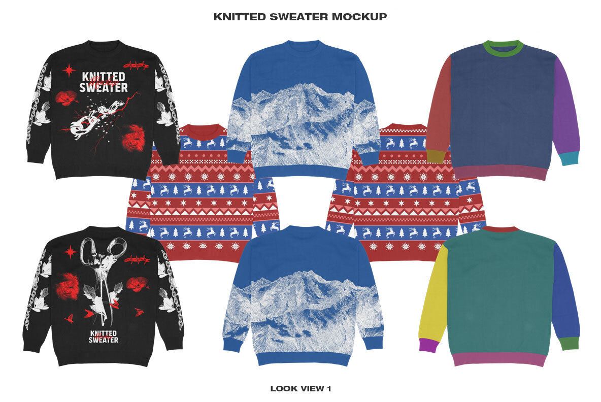 Knitted Sweater   Mockup 3