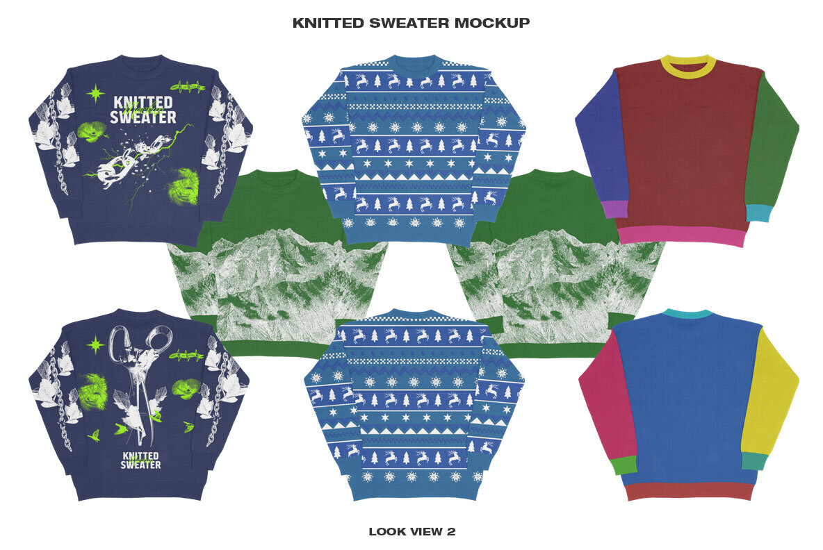 Knitted Sweater   Mockup 4