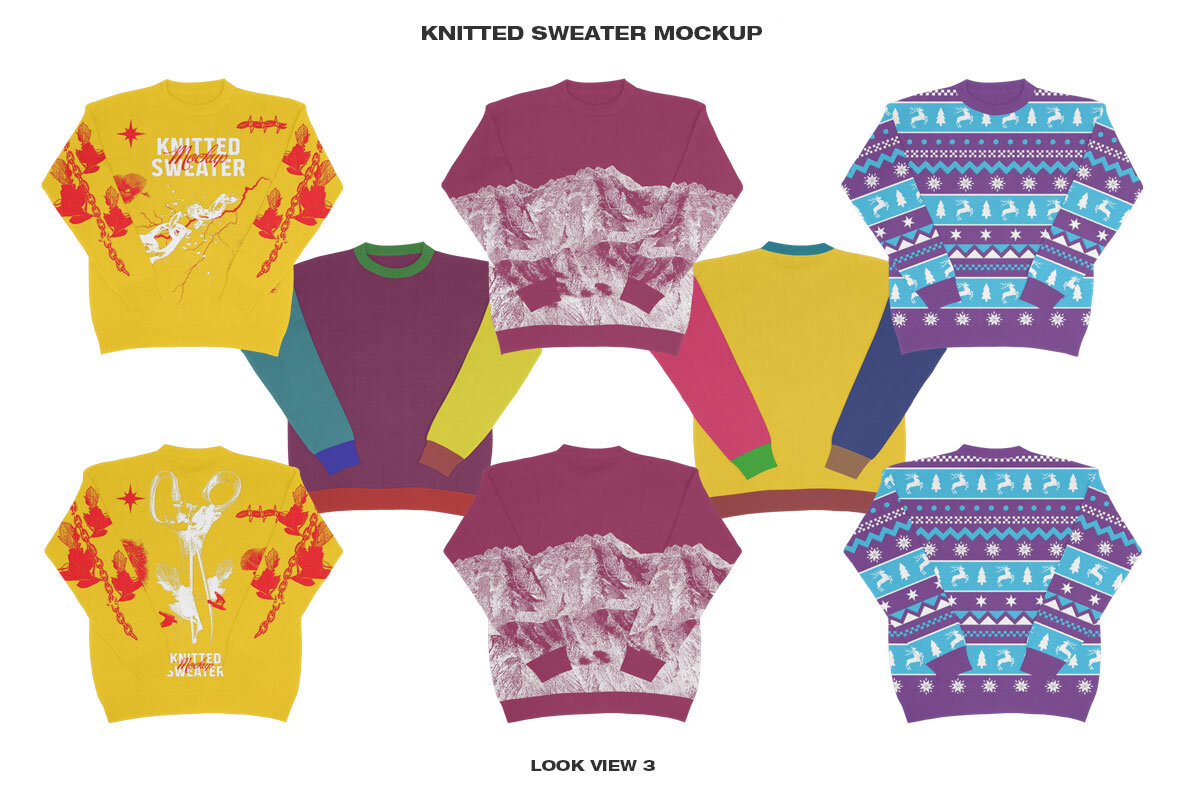 Knitted Sweater   Mockup 5