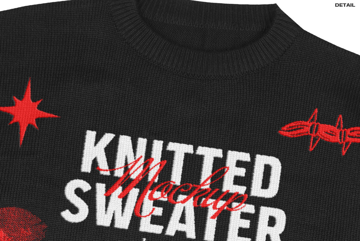 Knitted Sweater   Mockup 7
