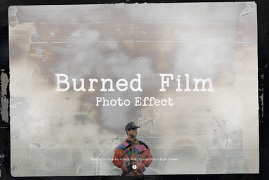 Burned Film Photo Effect