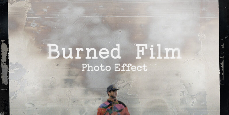 Burned Film Photo Effect