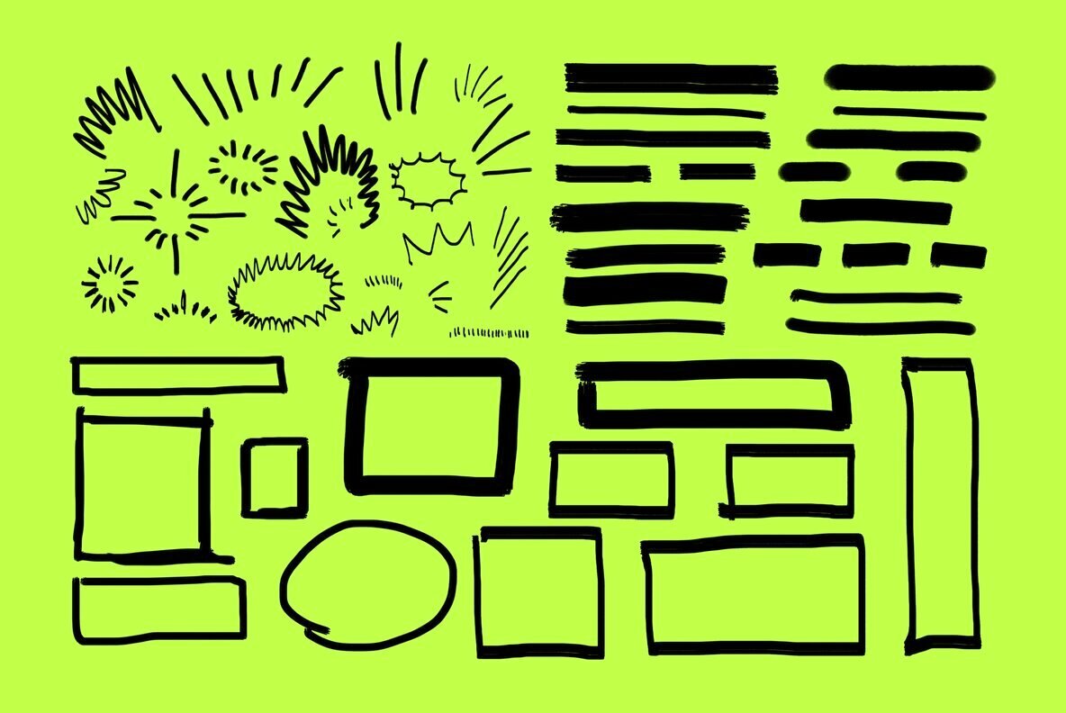 226 PNG Marker Elements 2