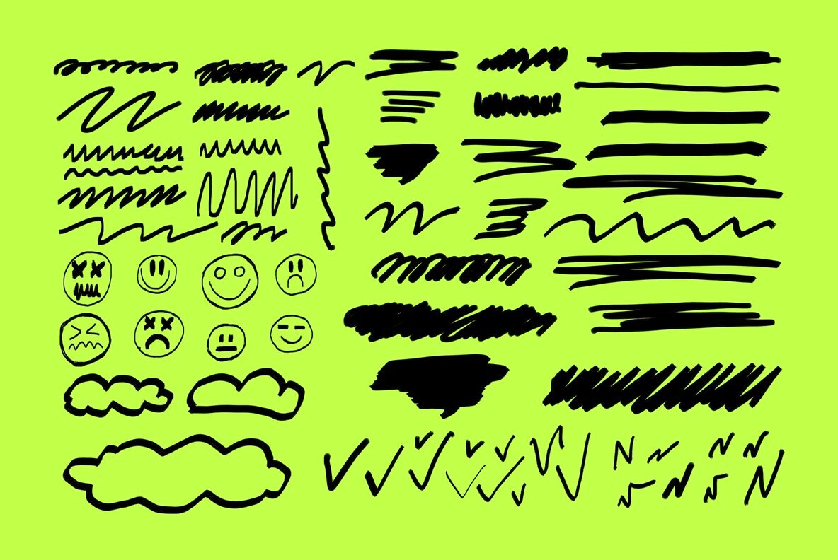 226 PNG Marker Elements 6