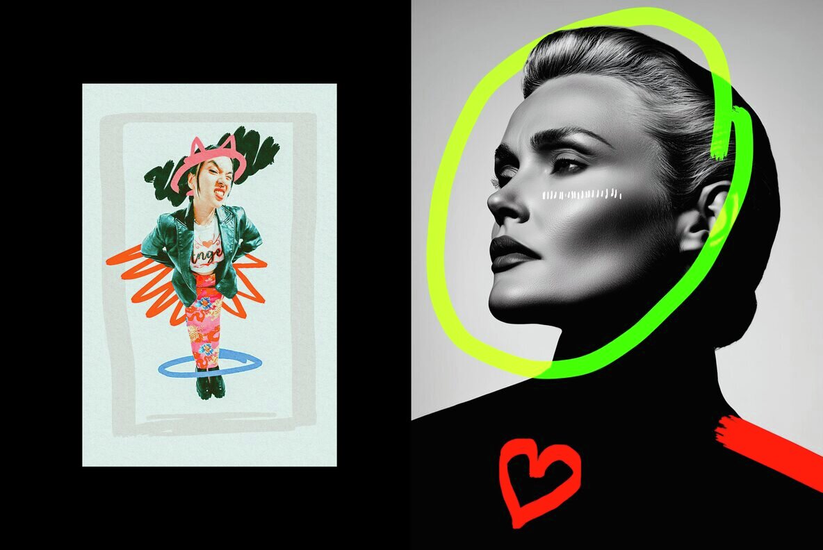 226 PNG Marker Elements 7