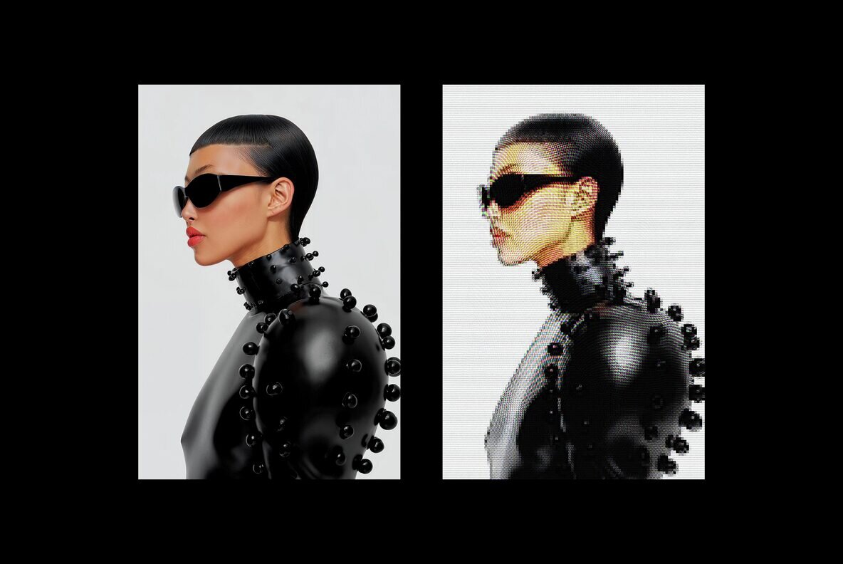 Pixelated Screen Photo Effect 5