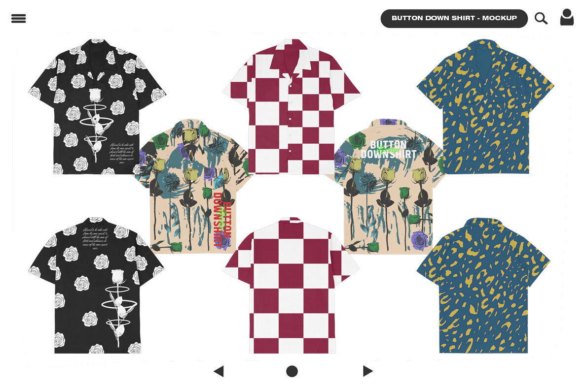 Button Down Shirt Mockup 1