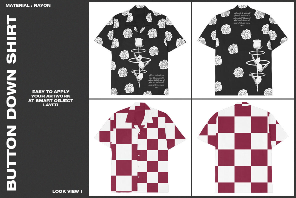 Button Down Shirt Mockup 2