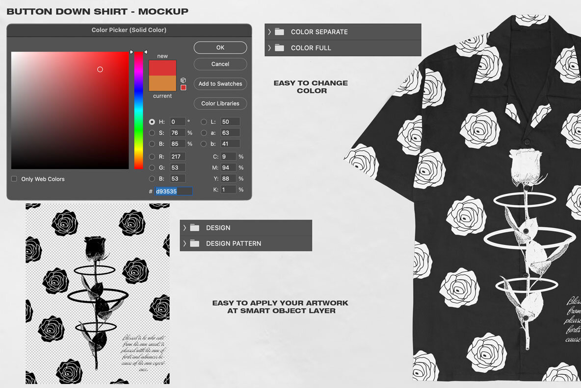 Button Down Shirt Mockup 4