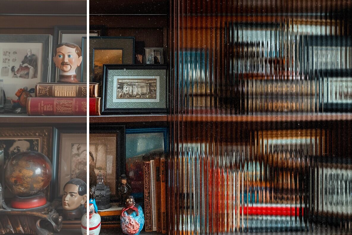 Pattern Glass Photo Effect 7