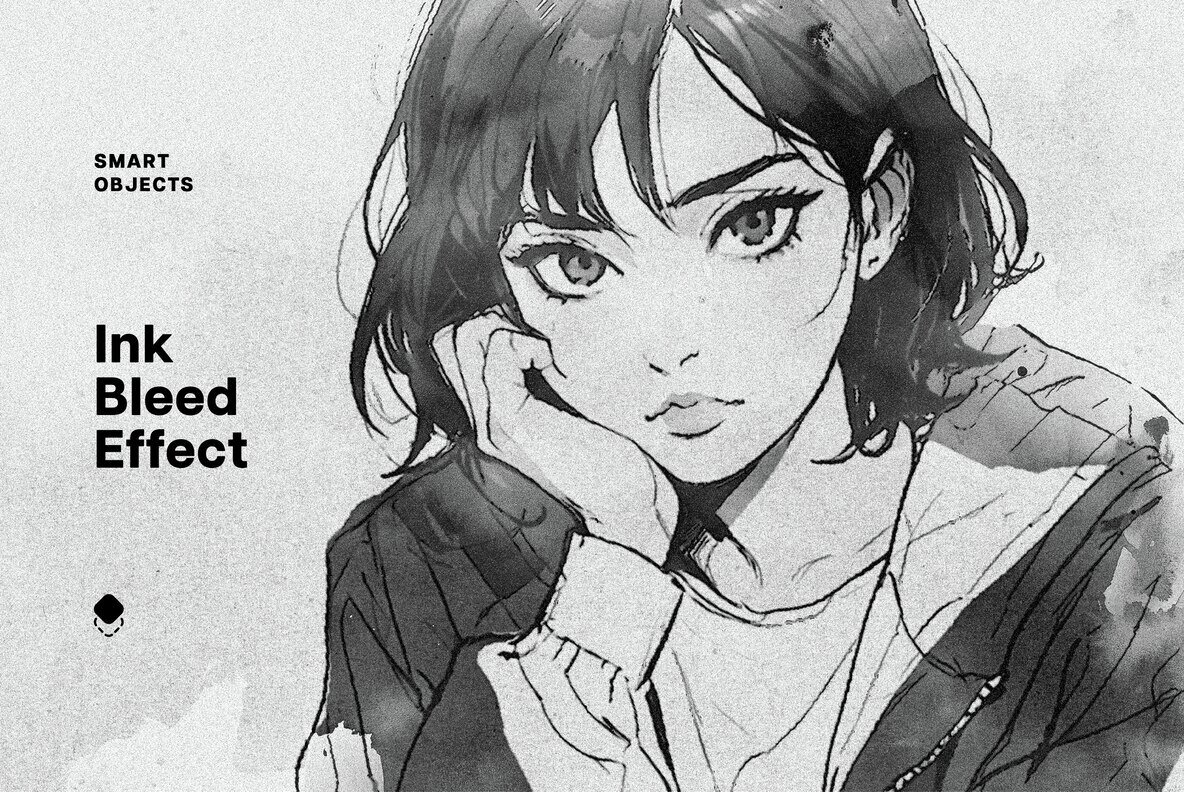 Ink Bleed Photo Effect 1