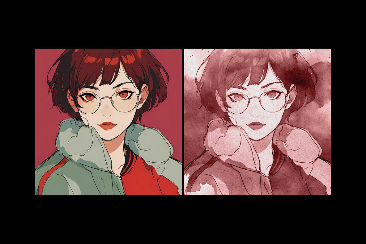 Ink Bleed Photo Effect 2