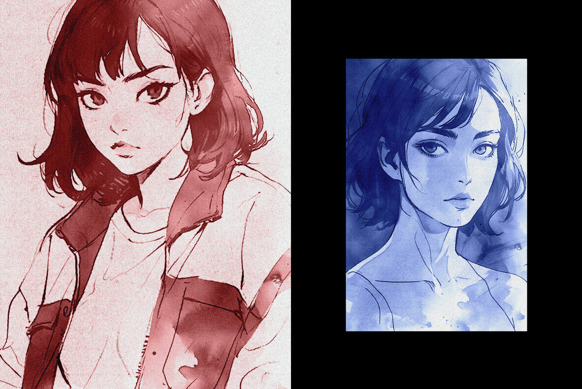 Ink Bleed Photo Effect 6