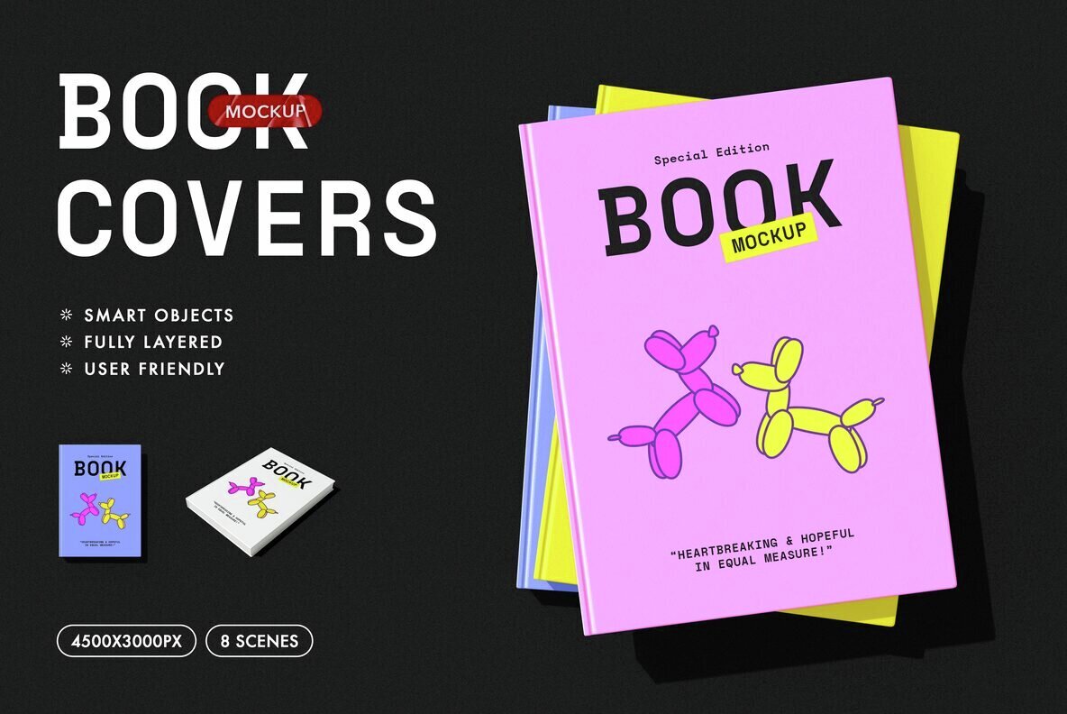 Book Mockup Collection 1