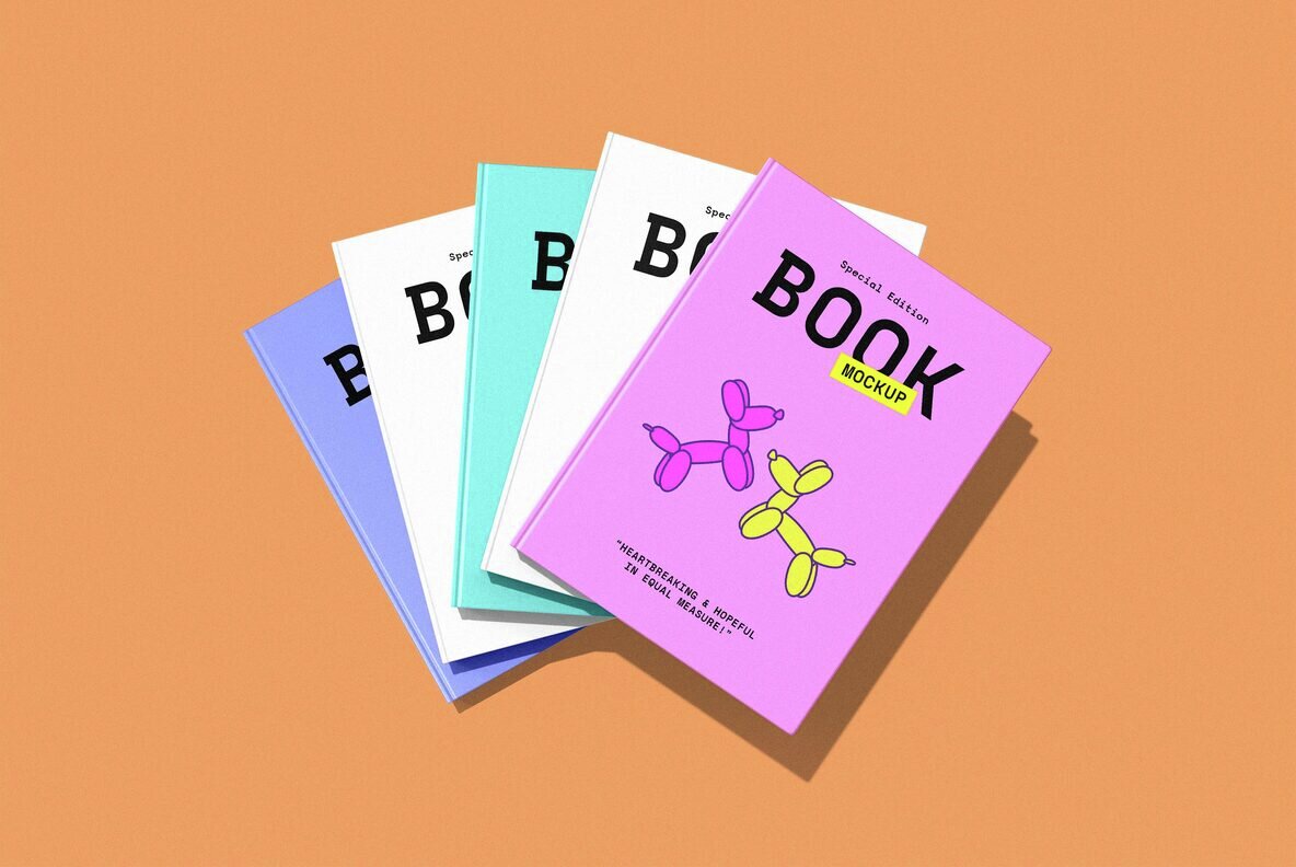 Book Mockup Collection 8