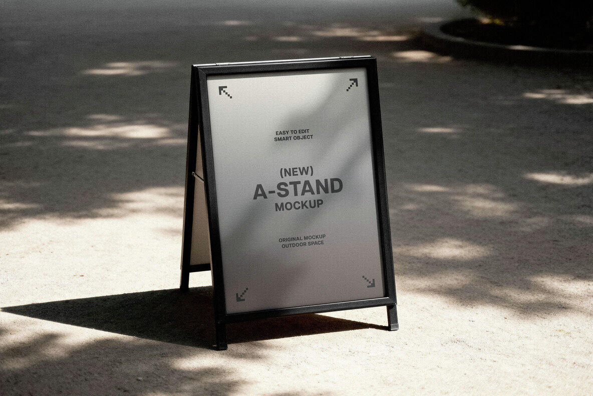 Outdoor A Stand Mockup 1