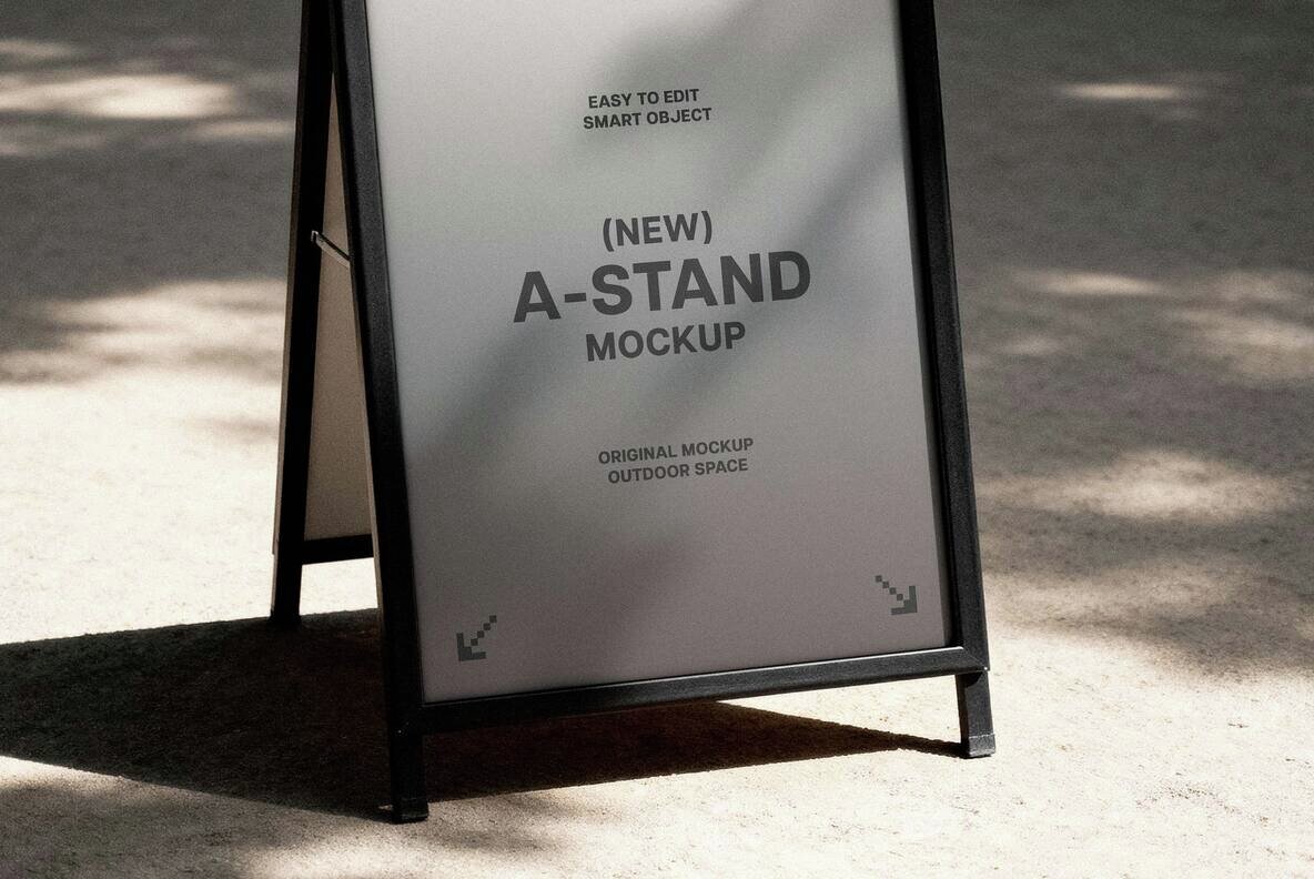 Outdoor A Stand Mockup 3