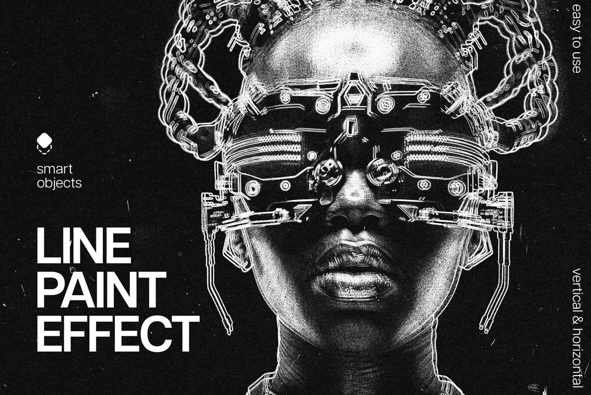 Line Paint Photo Effect 1