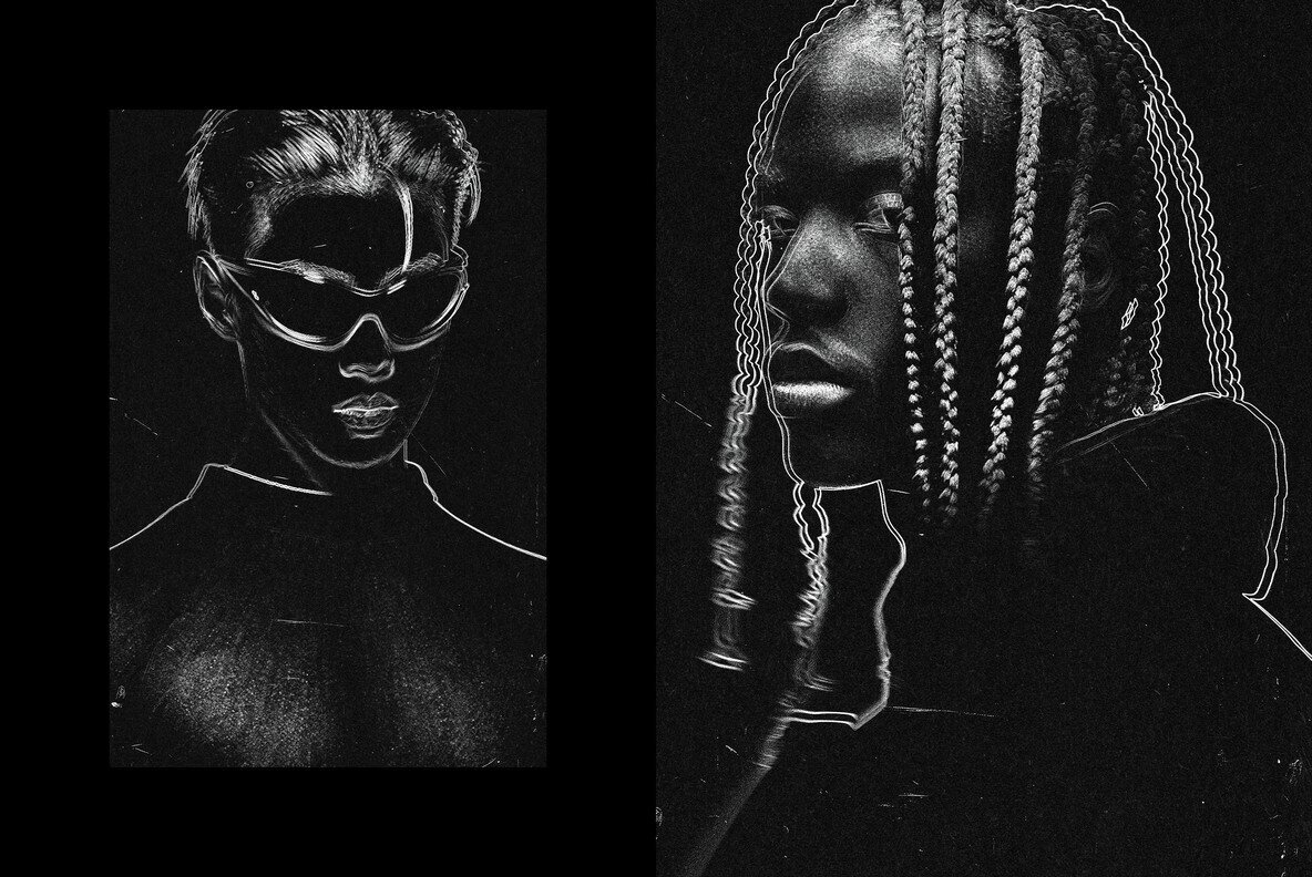 Line Paint Photo Effect 3