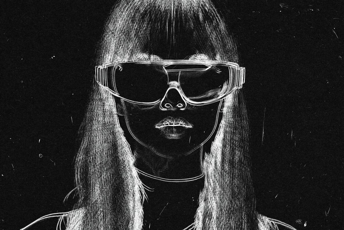 Line Paint Photo Effect 4