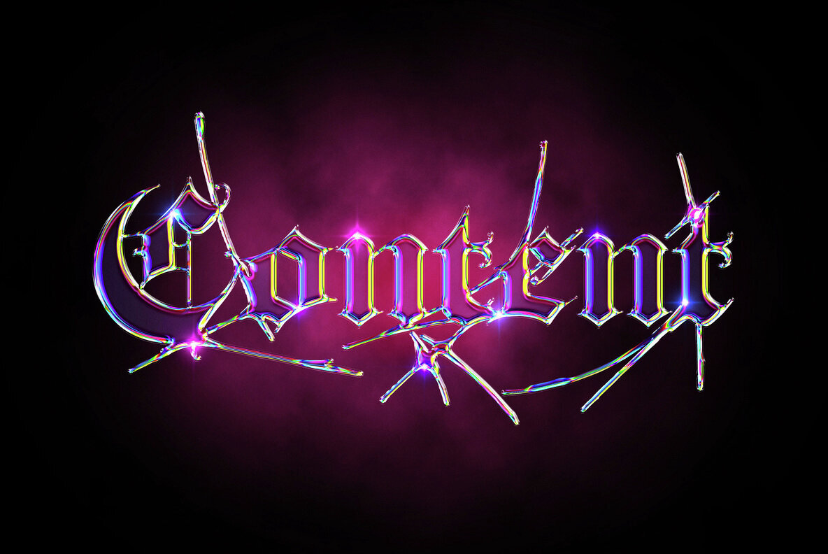 Toxic Spark Chrome Text Effect 3