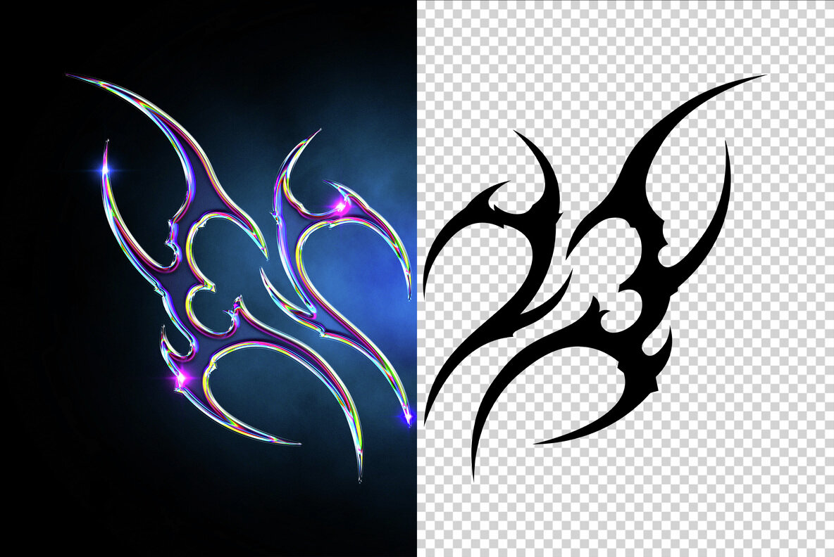 Toxic Spark Chrome Text Effect 4