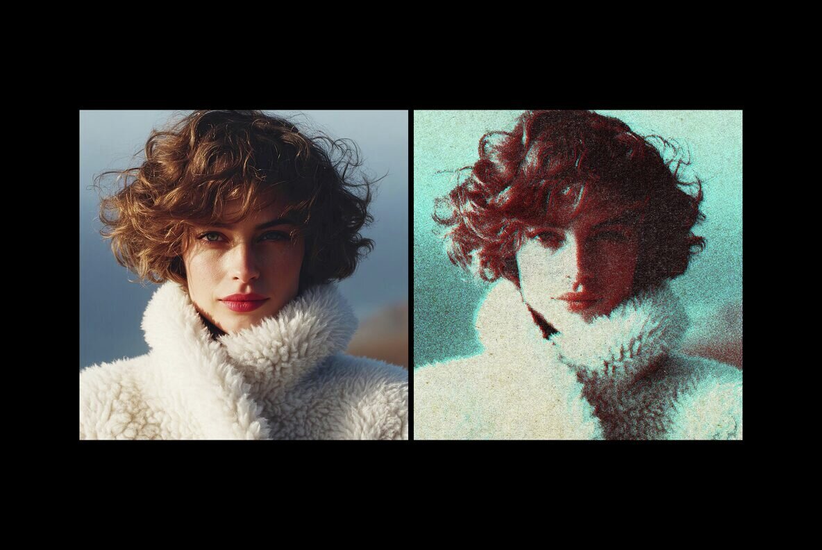 Old Print Photo Effect 2