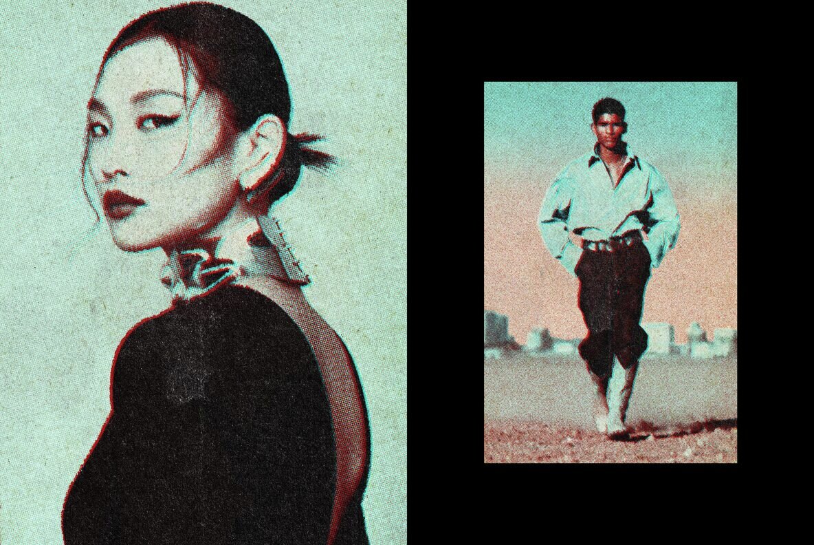 Old Print Photo Effect 5