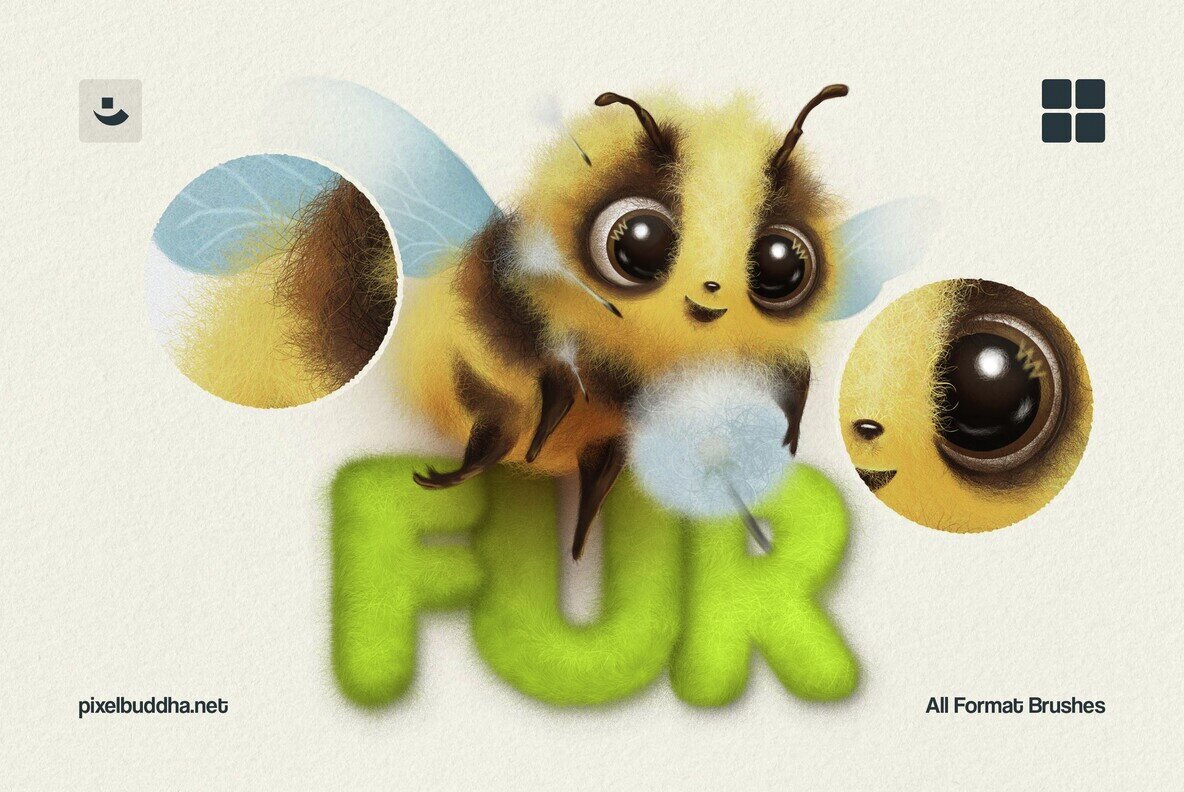 Multi App Fur Brushes 1