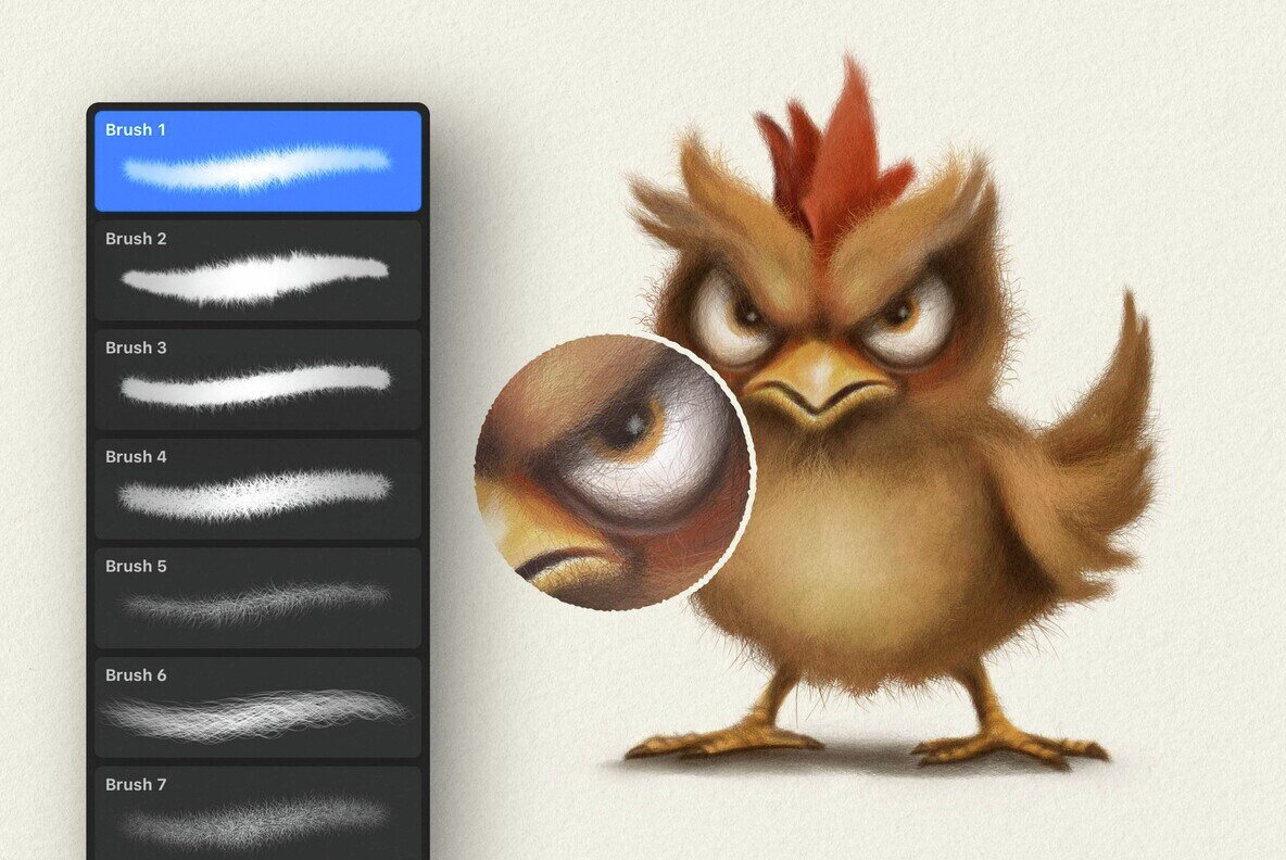 Multi App Fur Brushes 2