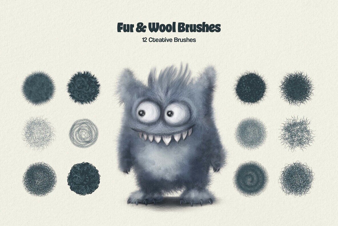 Multi App Fur Brushes 3