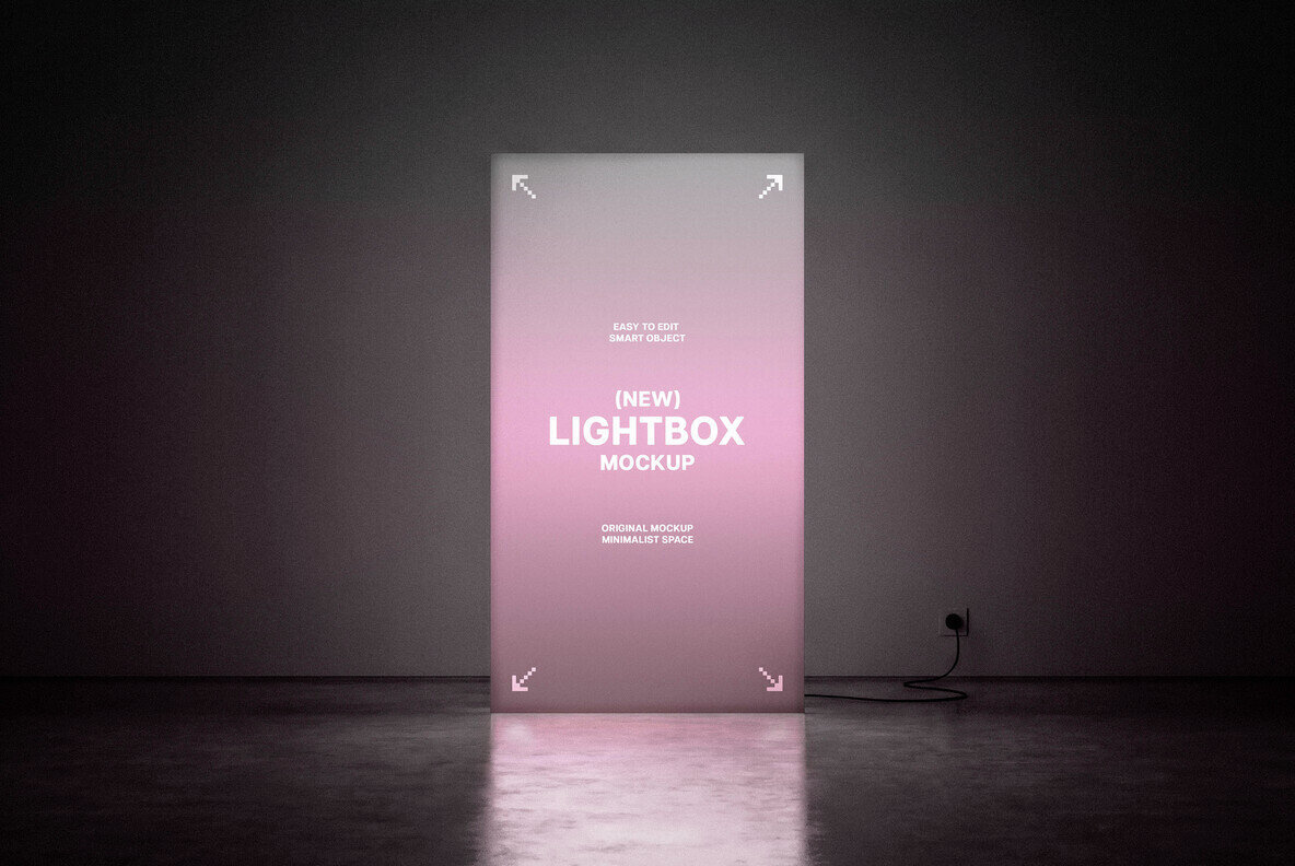 Vertical Ligthbox Mockup 2
