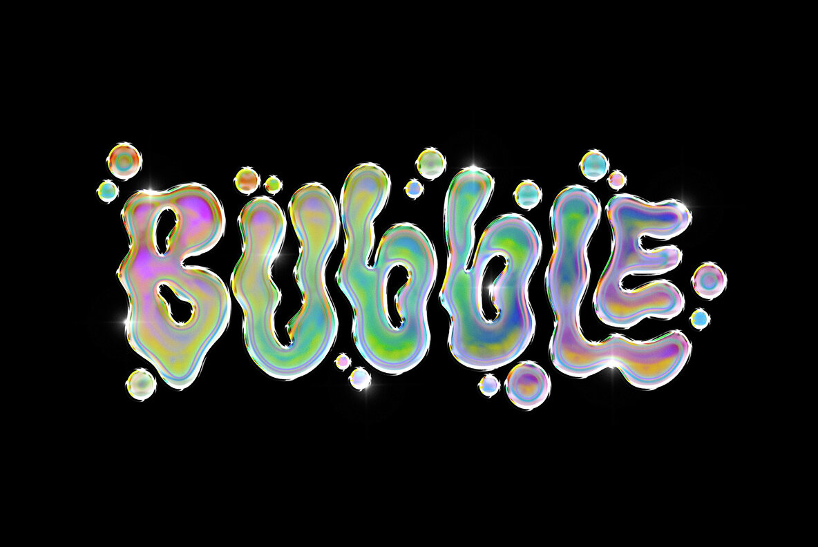 Celestial Chrome Text and Logo Effect 4