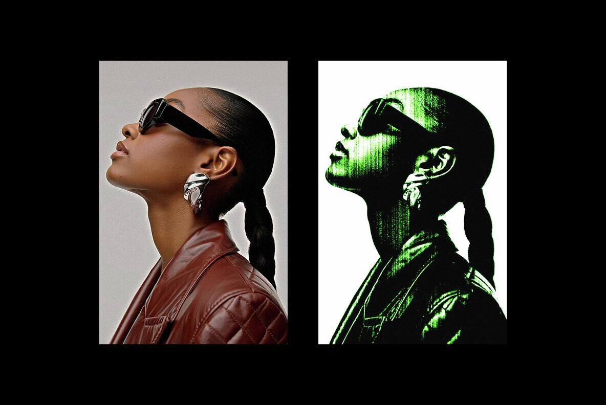 Cyber Screen Photo Effect 6