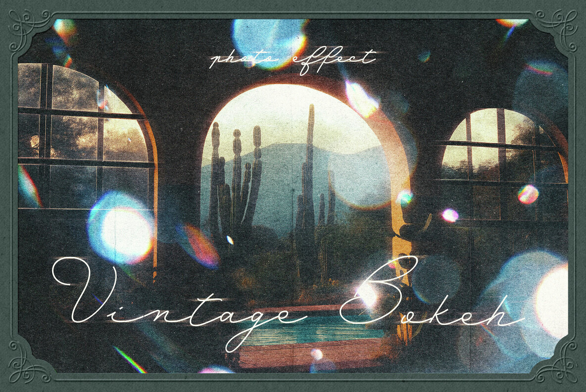 Vintage Bokeh Leak Photo Effect 1