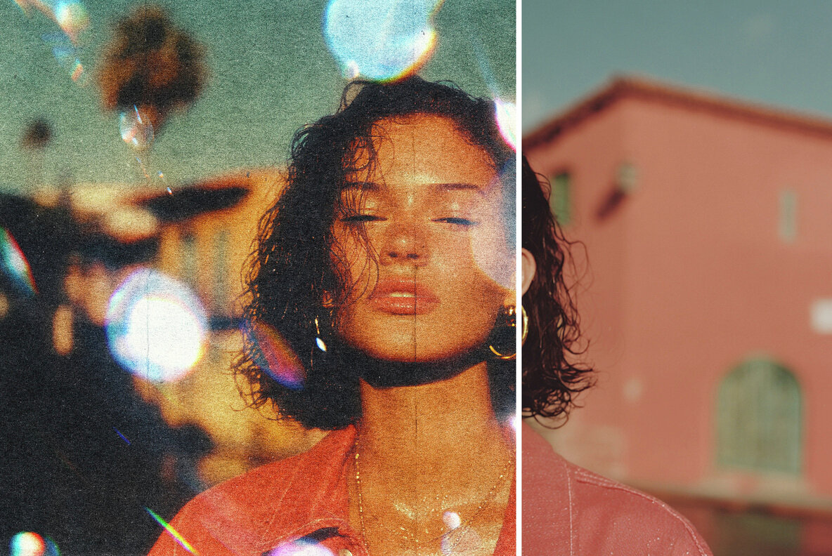 Vintage Bokeh Leak Photo Effect 5