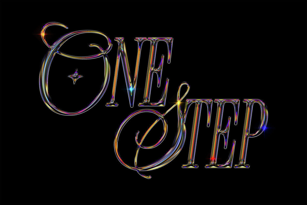 Lucid Glitter Chrome Text and Logo Effect 3