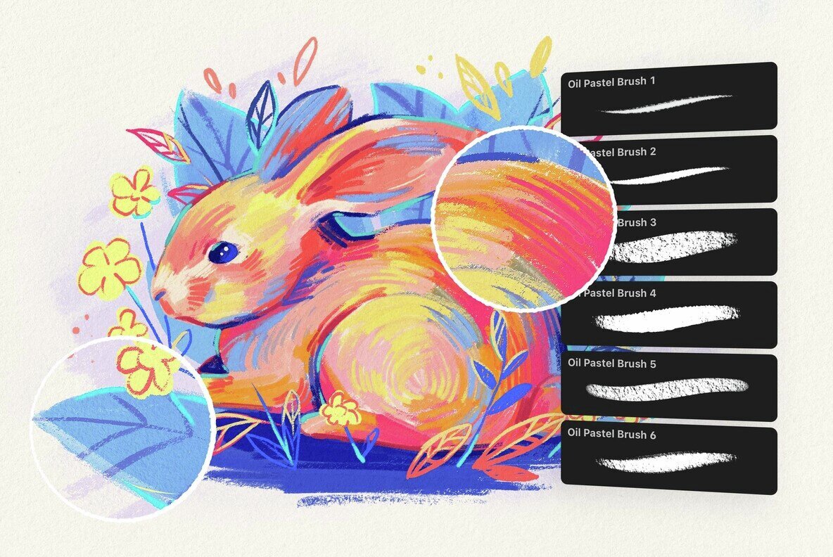 Oil Pastel Brushes All Apps 2