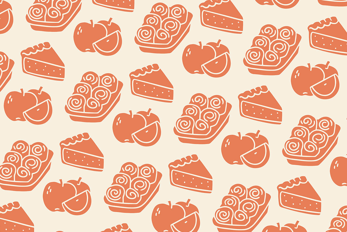 Autumn Cooking Linocut Bundle 6