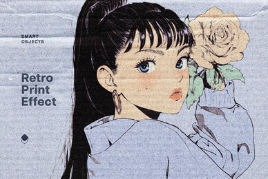 Retro Cardboard Photo Effect