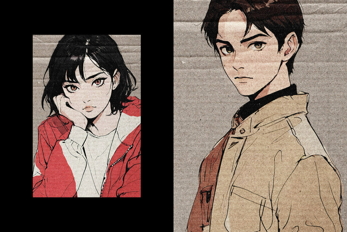 Retro Cardboard Photo Effect 4